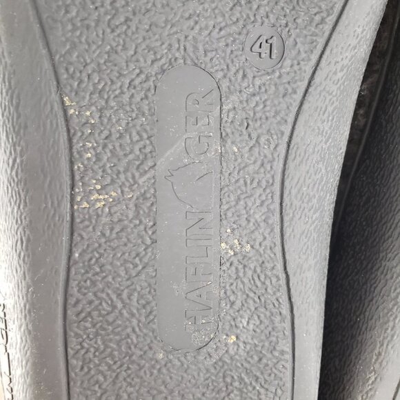 Haflinger Clog Slippers 41 Gray Wool Felt Slip On Indoor Outdoor Comfort Shoes - Picture 6 of 9